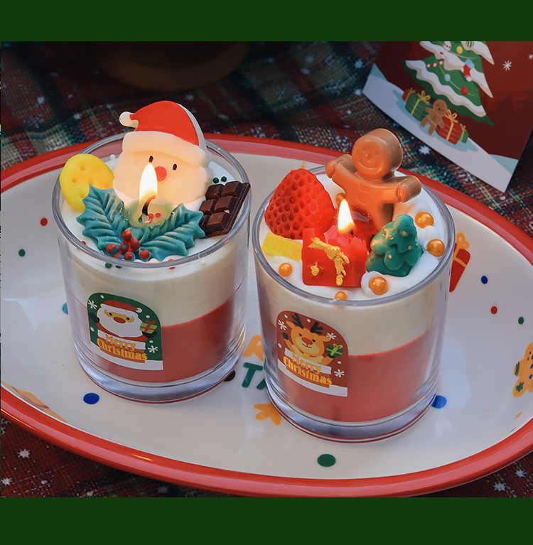 【11/4~12/31聖誕商品B2B優惠】家居生活雜貨舖 聖誕造型香氛蠟燭杯 薑餅人
