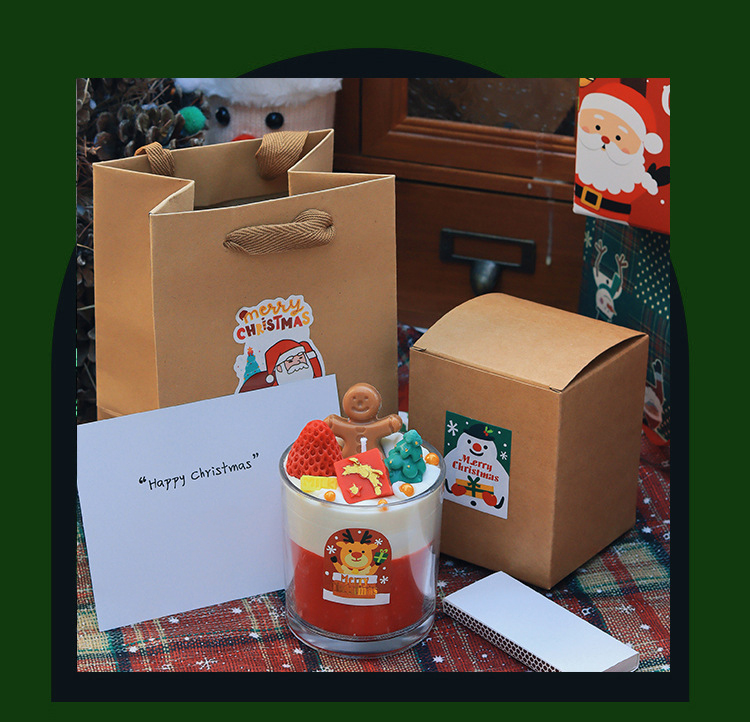 【11/4~12/31聖誕商品B2B優惠】家居生活雜貨舖 聖誕造型香氛蠟燭杯 薑餅人