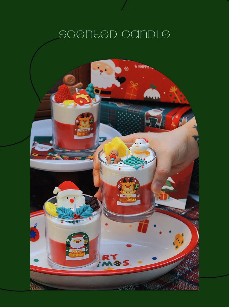 【11/4~12/31聖誕商品B2B優惠】家居生活雜貨舖 聖誕造型香氛蠟燭杯 薑餅人
