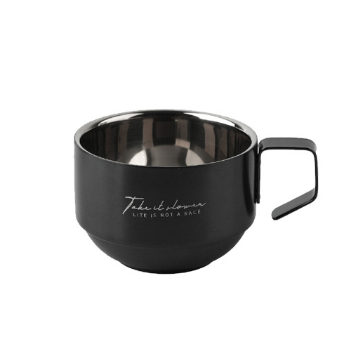 【11/3~12/31秋季85折優惠】家居生活雜貨舖 質感黑疊疊咖啡杯 C款