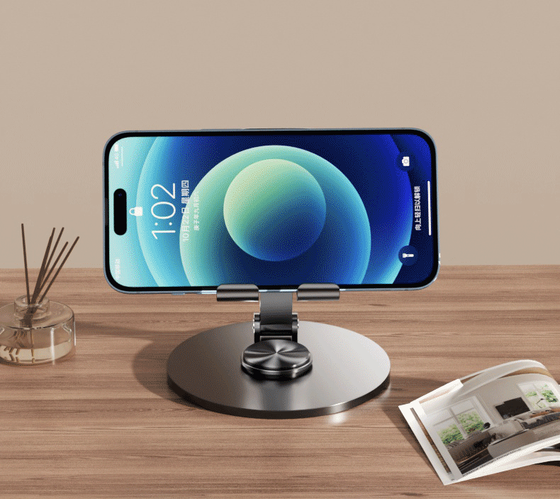 【11/4~12/31聖誕商品B2B優惠】創意小物館 可旋轉手機散熱支架 紫