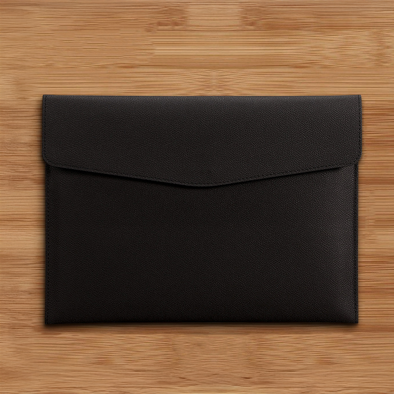 【11/4~12/31聖誕商品B2B優惠】創意小物館 A4軟皮文件袋 黑色