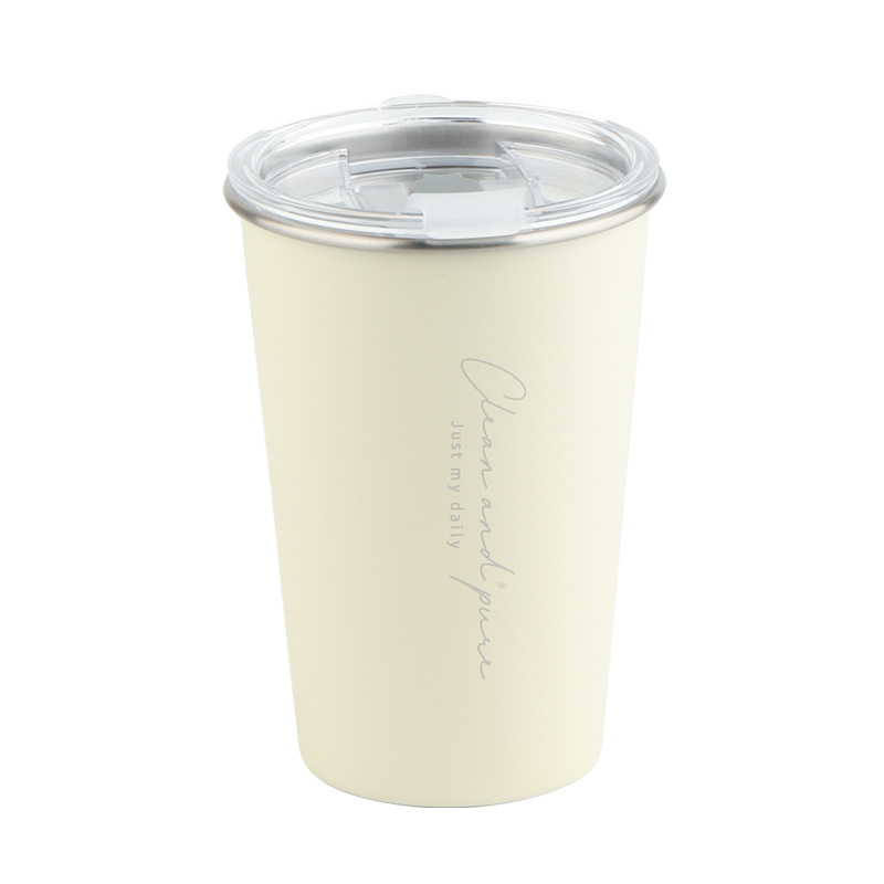 【11/4~12/31聖誕商品B2B優惠】家居生活雜貨舖 pure系列不鏽鋼隨行杯 奶黃色