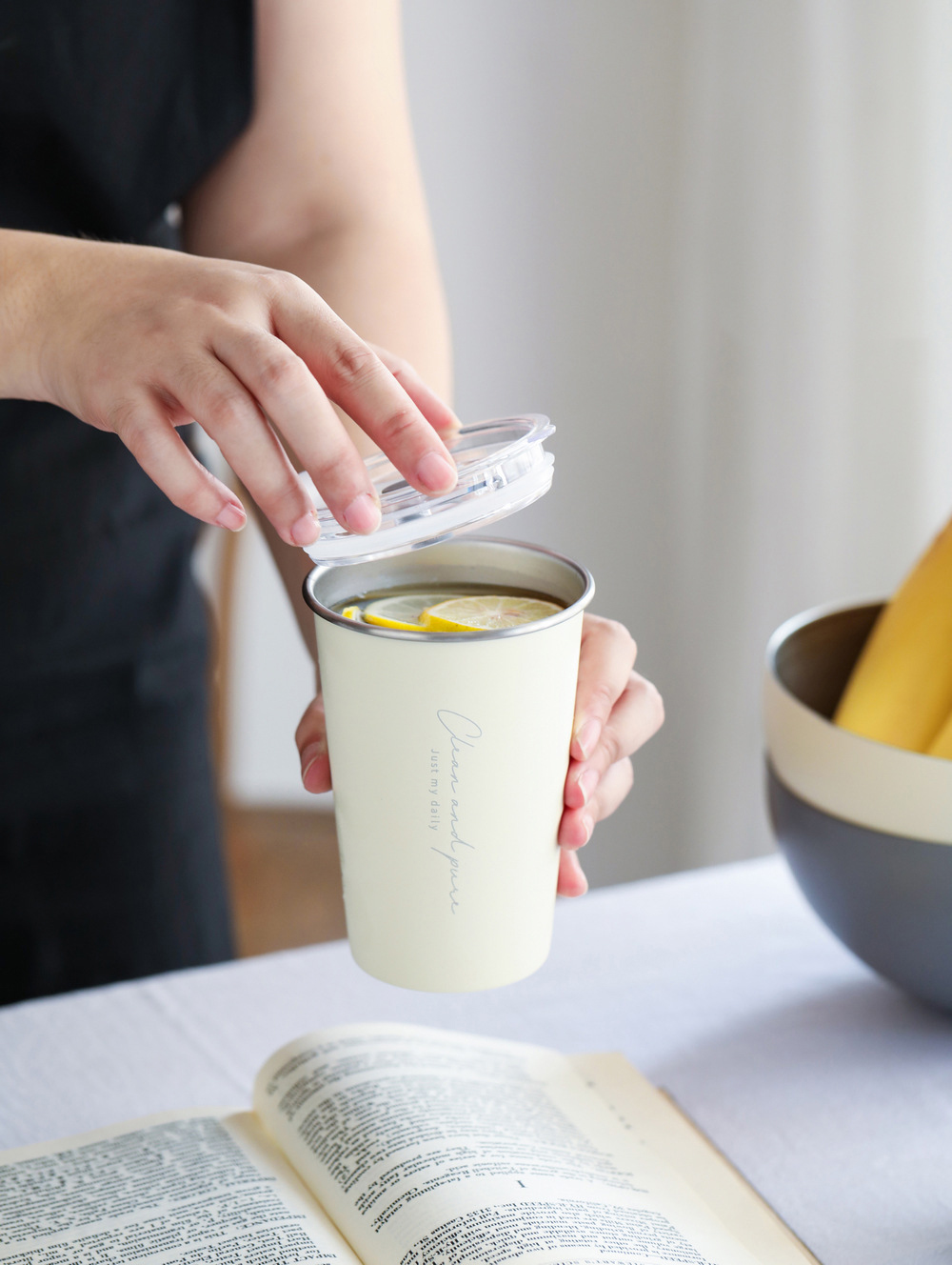 【11/4~12/31聖誕商品B2B優惠】家居生活雜貨舖 pure系列不鏽鋼隨行杯 藍色