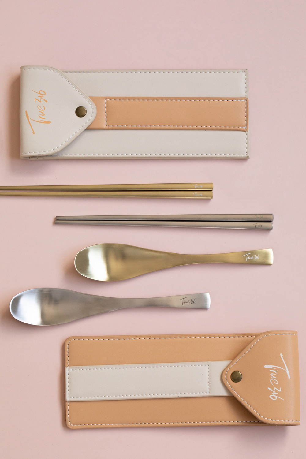 【11/3~12/31冬季85折優惠】家居生活雜貨舖 316不鏽鋼輕奢隨行餐具組 銀色