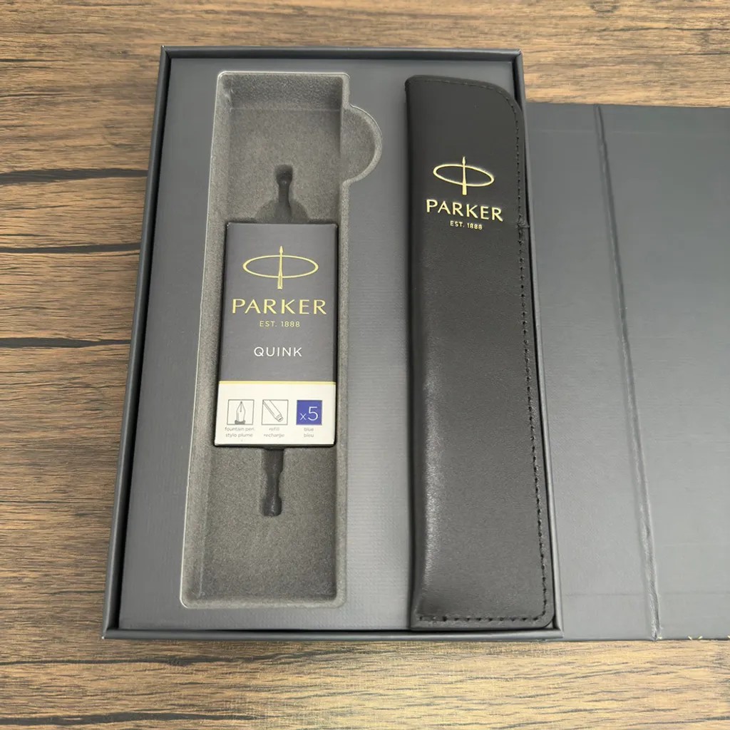 PARKER 派克 喬特XL系列限定款 金色 原子筆 真皮筆套禮盒