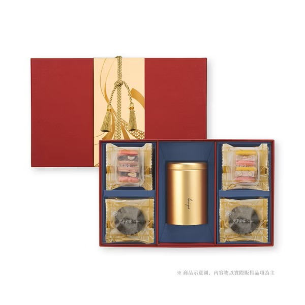 小茶栽堂Zenique｜紅香禮盒｜清雅藏香茶罐系列｜流蘇款(豪華版黑烏龍茶)