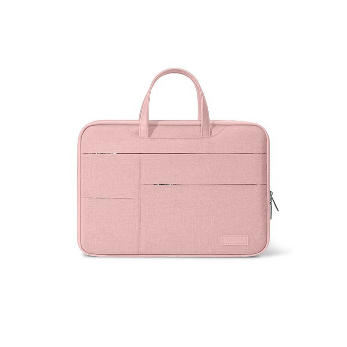 【11/3~12/31冬季85折優惠】創意小物館 180°開合大容量筆電包 櫻花粉