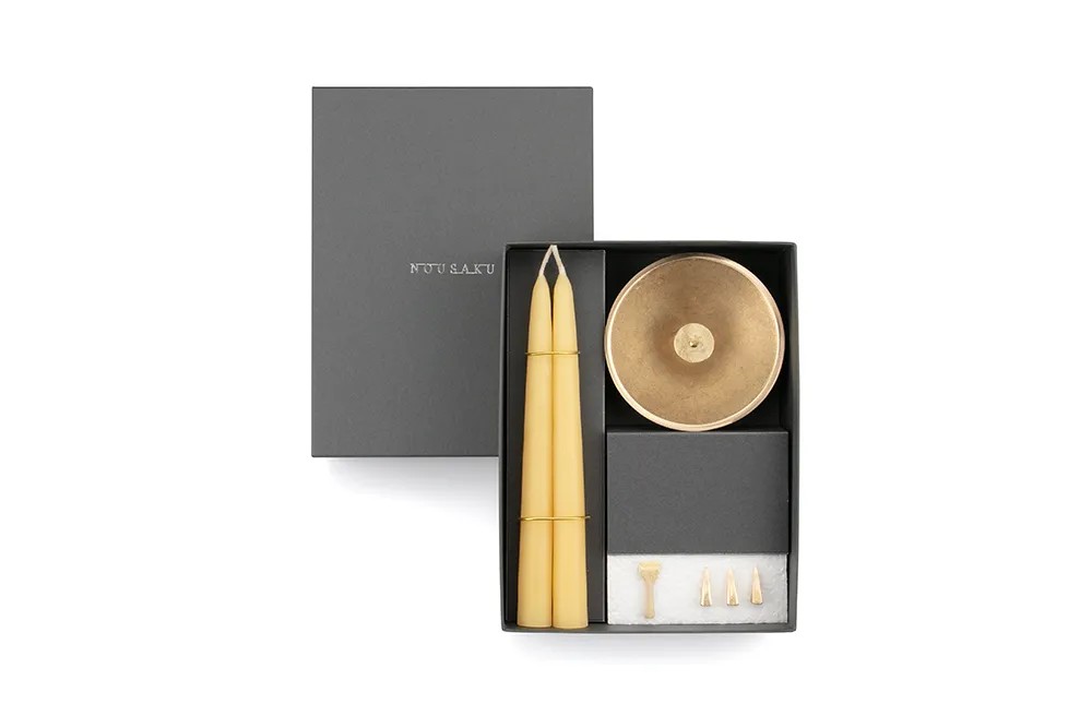 能作 NOUSAKU 時光流逝 黃銅燭台套組