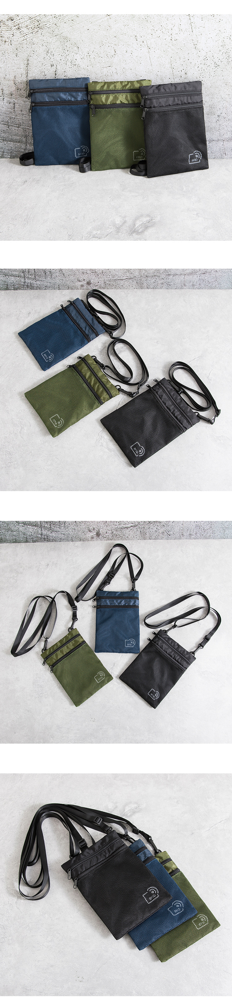 【1/2~8/31冬日特惠85折】創意小物館 掛脖RFID防盜包 藍色