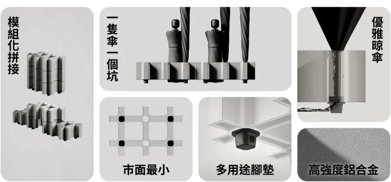 【1/29~2/3期間限定優惠】ZENLET 井井傘座