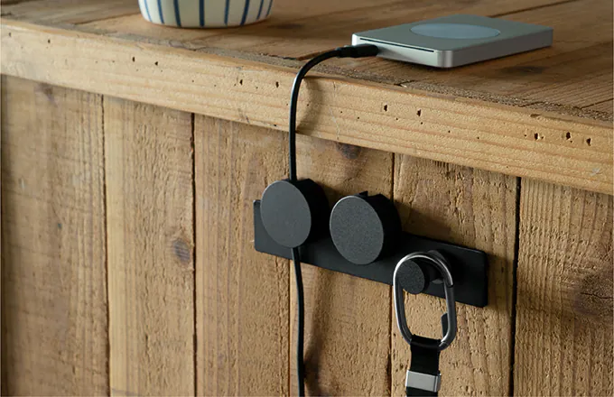 整線或掛物，自由調配不浪費一絲空間。