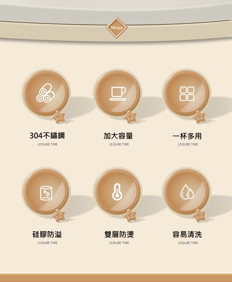 【1/2~8/31冬日特惠85折】家居生活雜貨舖雙層保溫馬克杯 白色