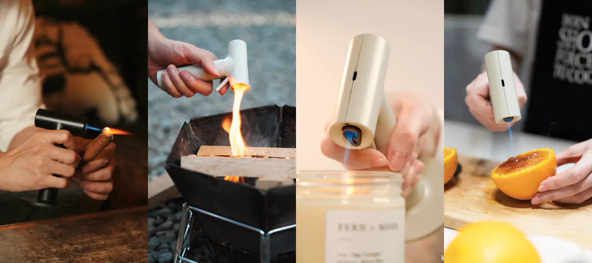 雪茄館煙霧瀰漫、酒吧點綴調酒、Fine-dinning上桌時的點睛火烤、香氛蠟燭隨手輕苗，各種生活美學體驗不該在細節被中斷。