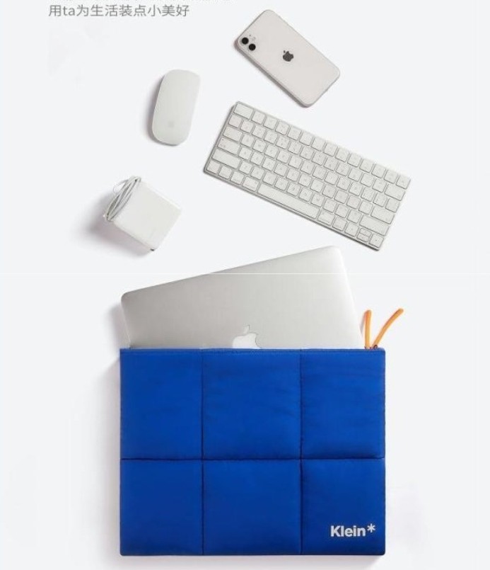 【1/2~8/31冬日特惠85折】創意小物館 克萊因藍16吋平板電腦收納包（附肩帶）