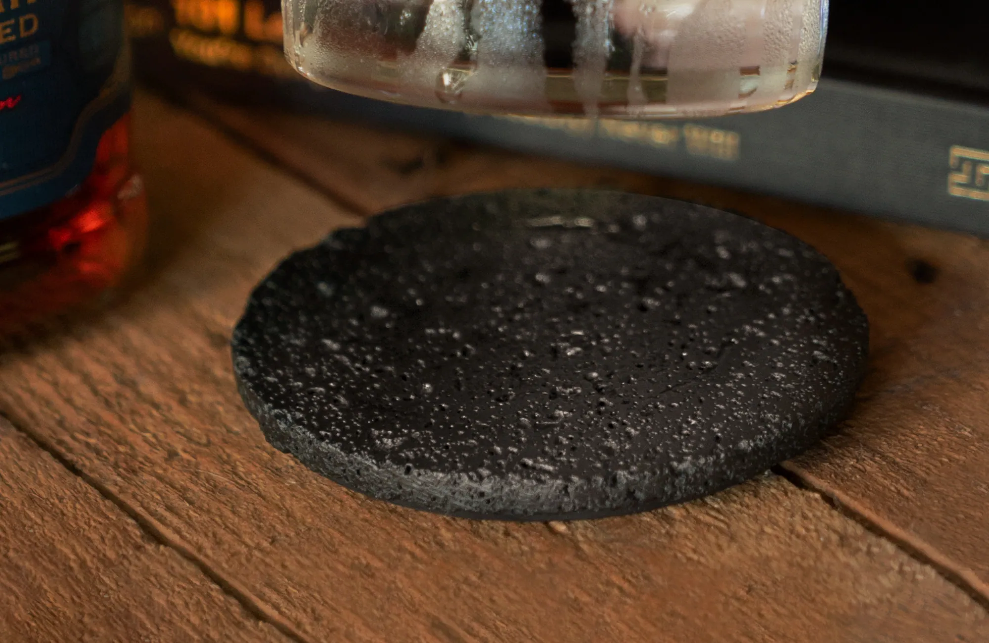 ZENLET 熔岩杯墊｜月球黑