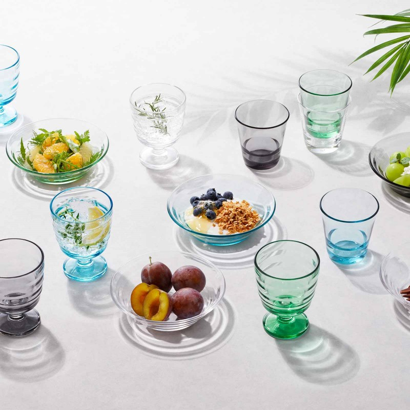 日本 Toyo-Sasaki Lelac 玻璃碗4入組 藍