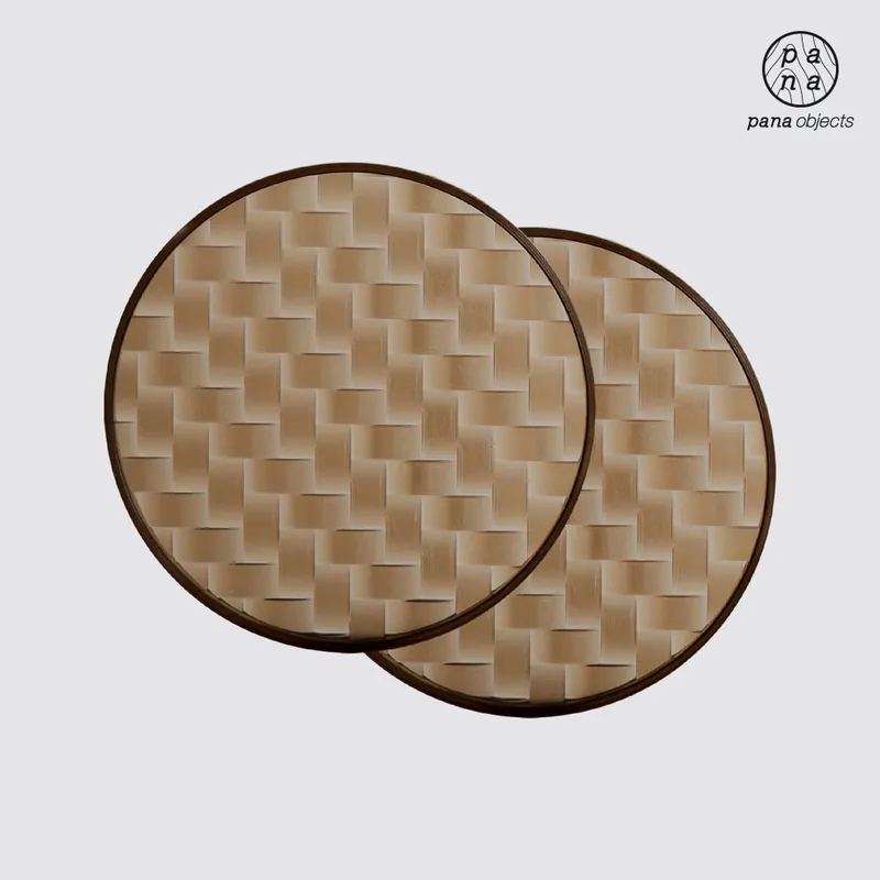 pana objects｜環保編織杯墊-兩入組 綠