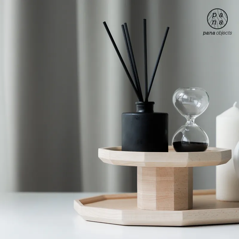 pana objects｜暖木雙層托盤組