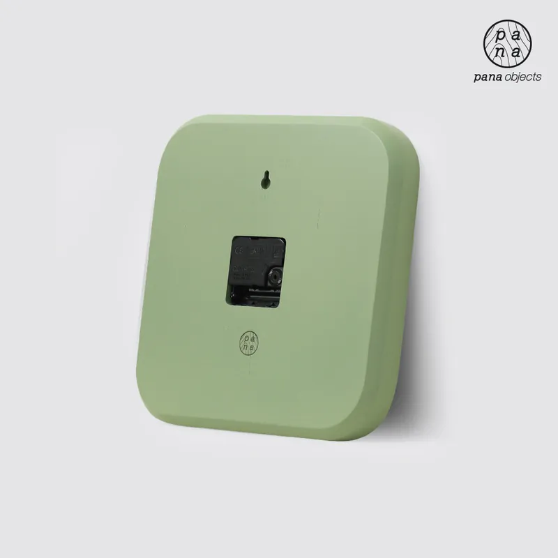 pana objects｜TIMY-S-復刻時光方型掛鐘 綠
