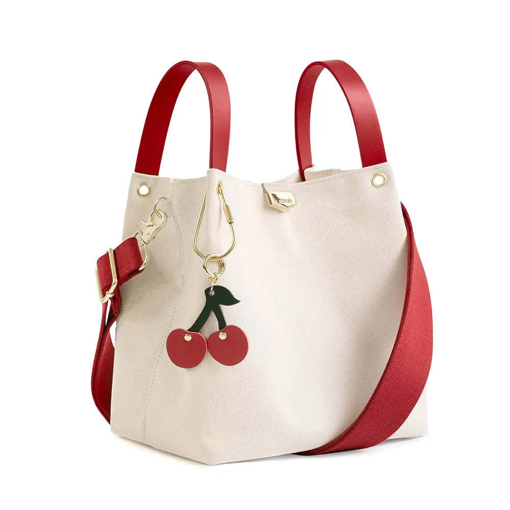 ADOLE Lab 櫻桃真皮鑰匙圈