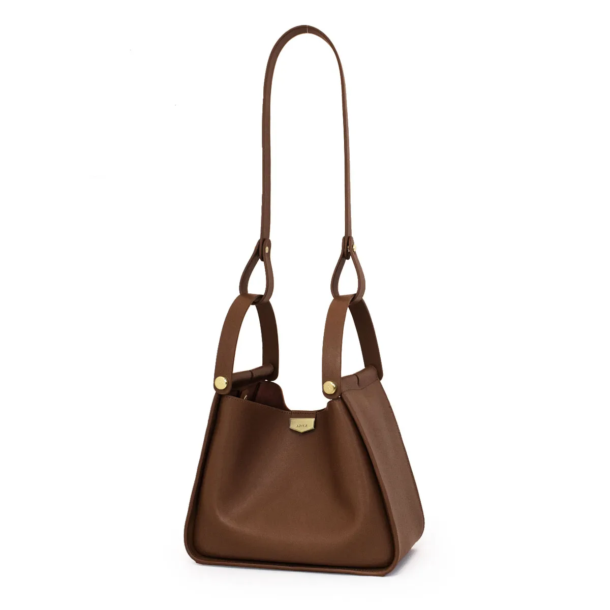 ADOLE A-Line手提肩背包/可可色(肩帶可選)摩卡色背帶