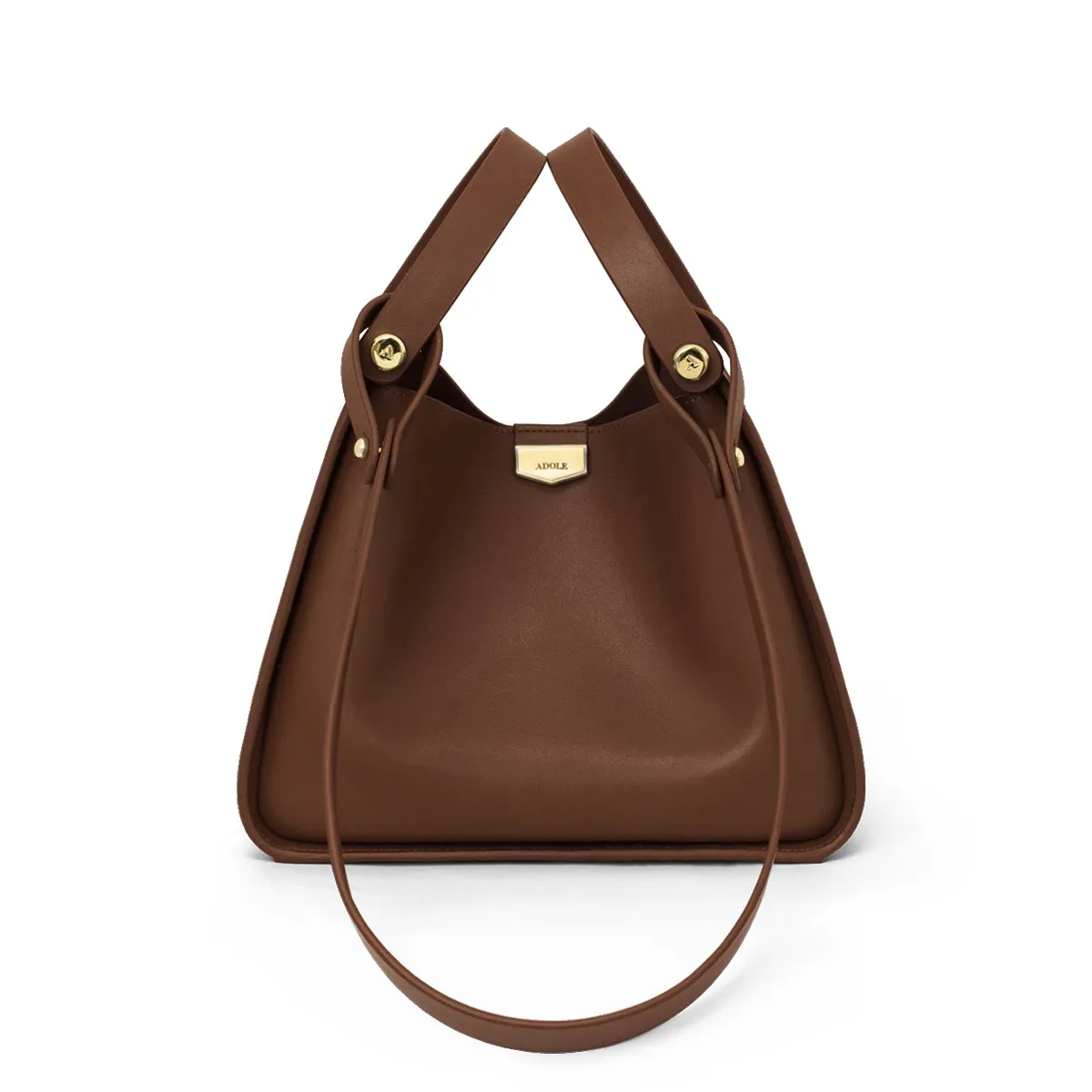 ADOLE A-Line手提肩背包/可可色(肩帶可選)摩卡色背帶