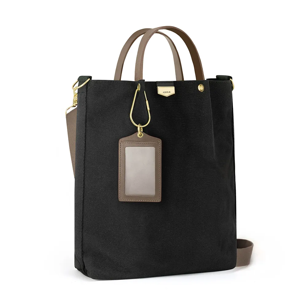 ADOLE Lab真皮證件套- 摩卡 (含水滴型鑰匙圈)