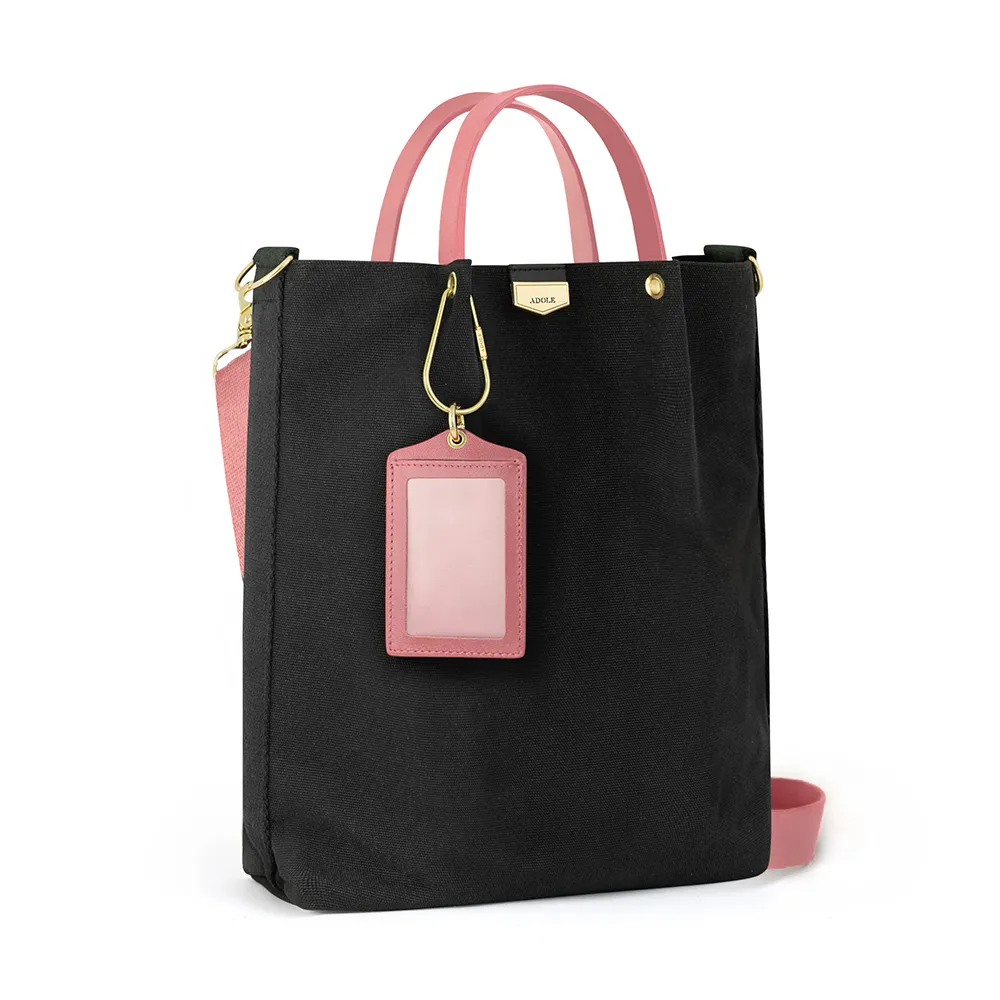 ADOLE Lab真皮證件套- 粉紅 (含水滴型鑰匙圈)