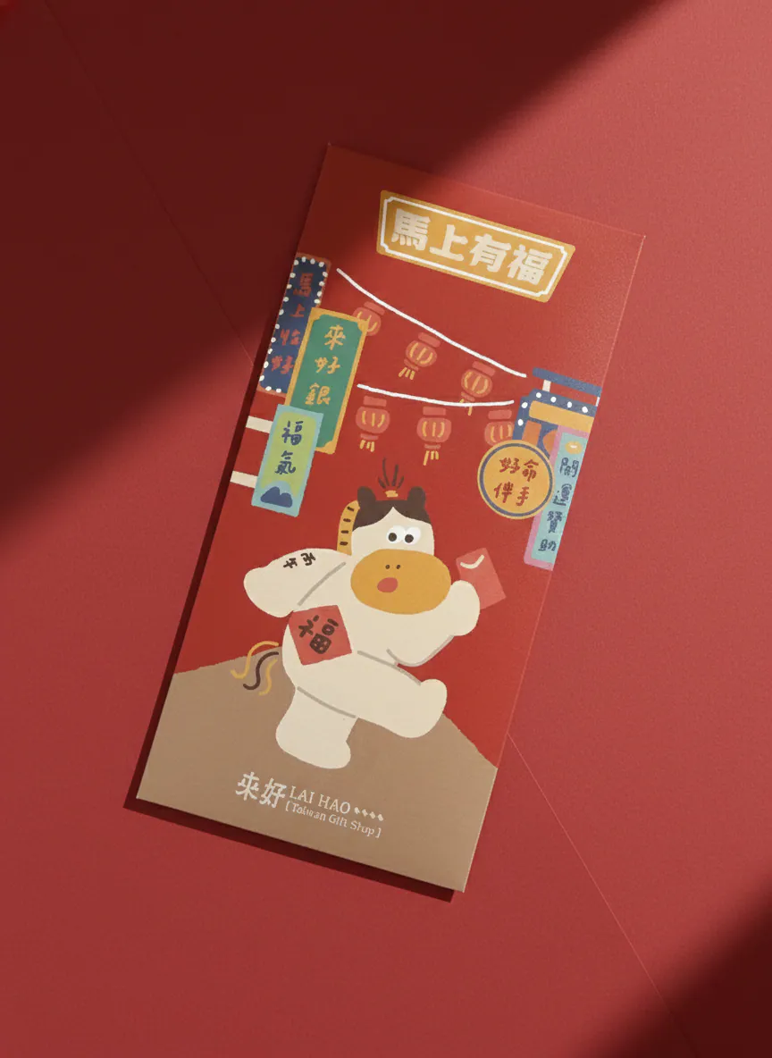 【來好】’’攏馬有錢’’ 紅包組 (4入)