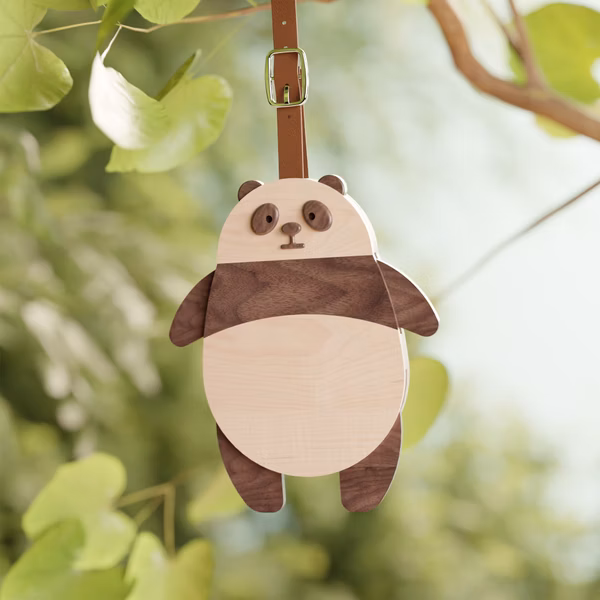 獨木設計 UniWoodesign 大貓熊造型卡套