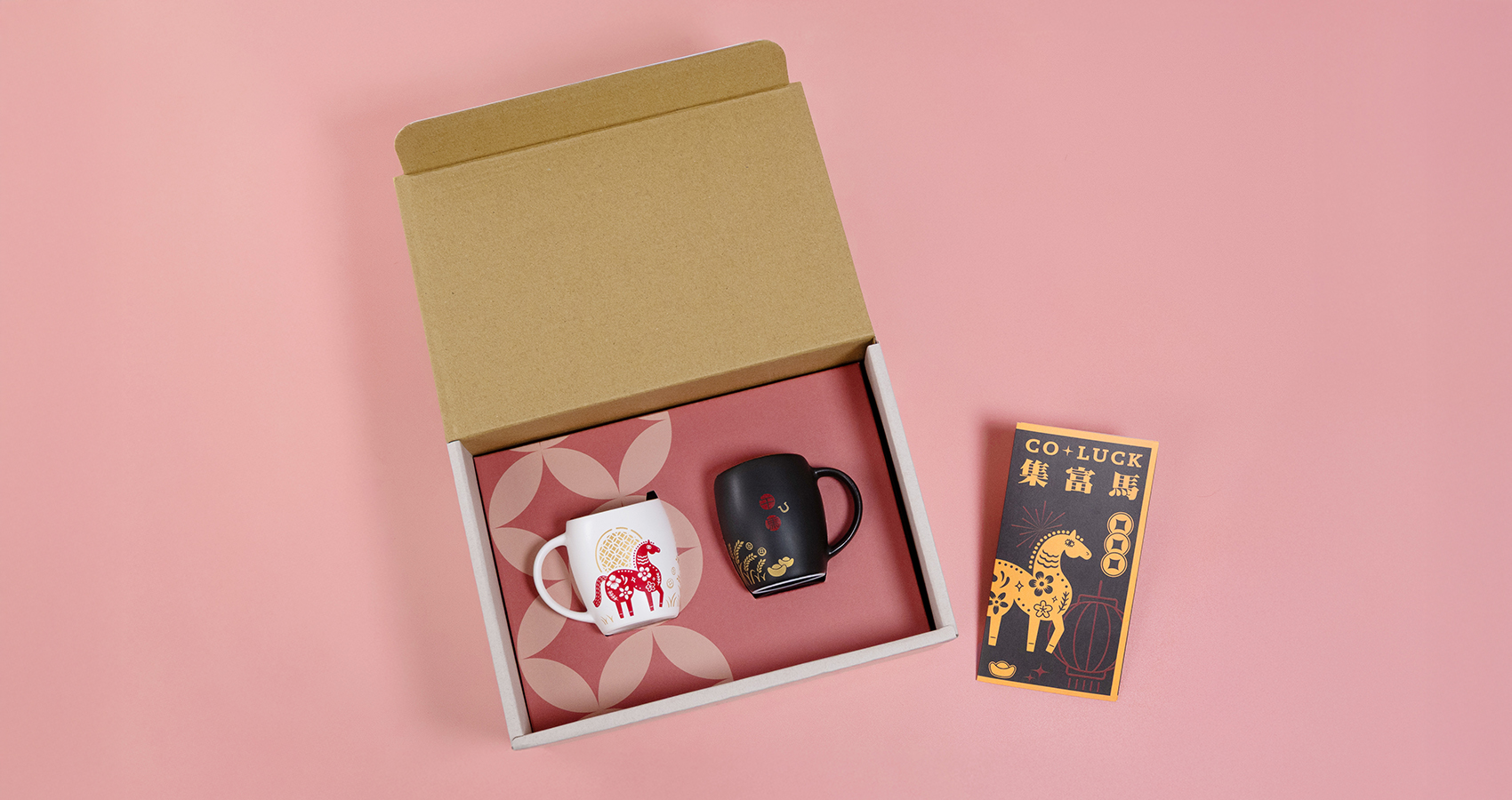 集瓷 cocera 【馬年限定】Co·Luck 集富馬 迷你杯雙入組