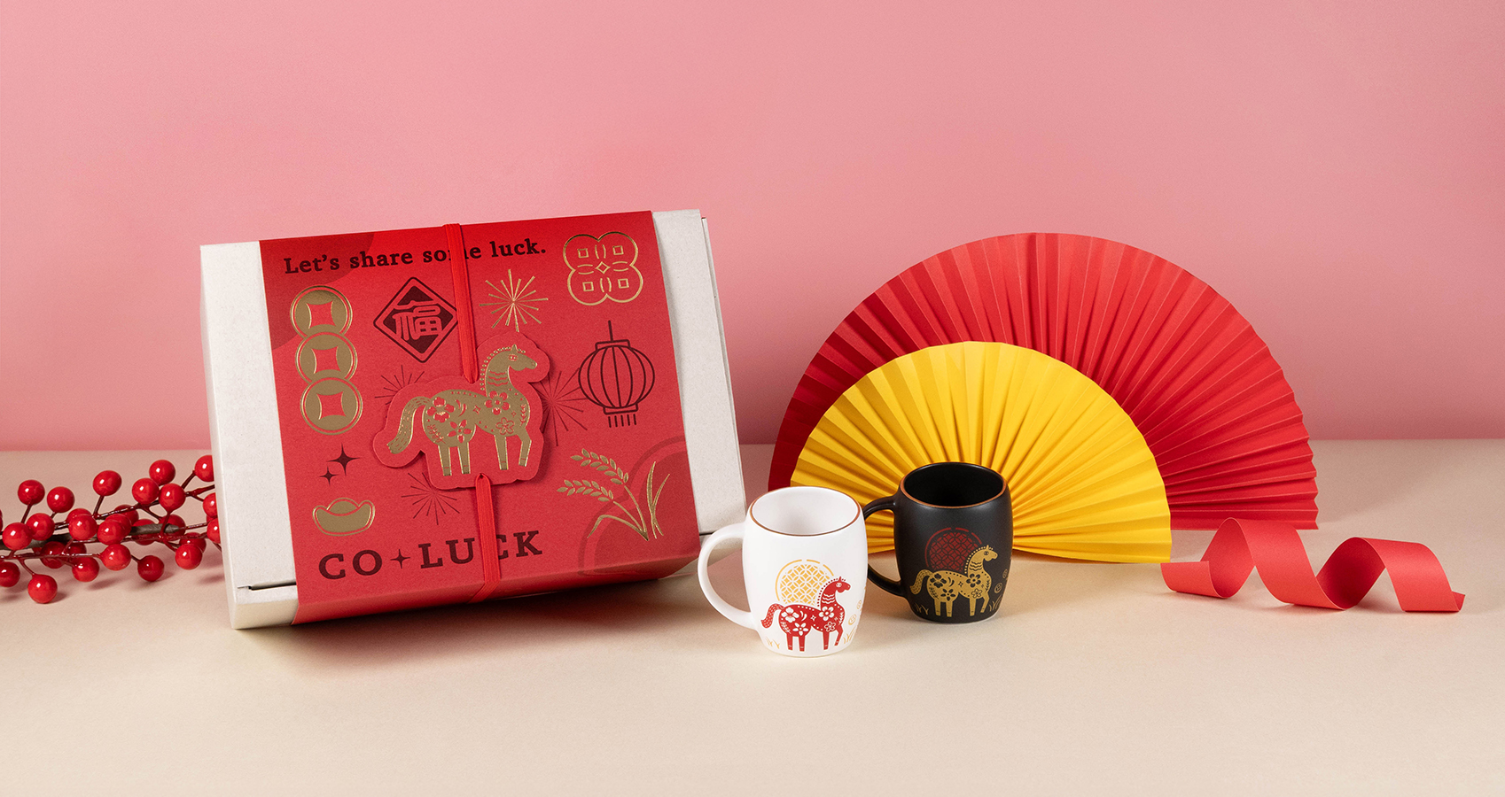 集瓷 cocera 【馬年限定】Co·Luck 集富馬 迷你杯雙入組