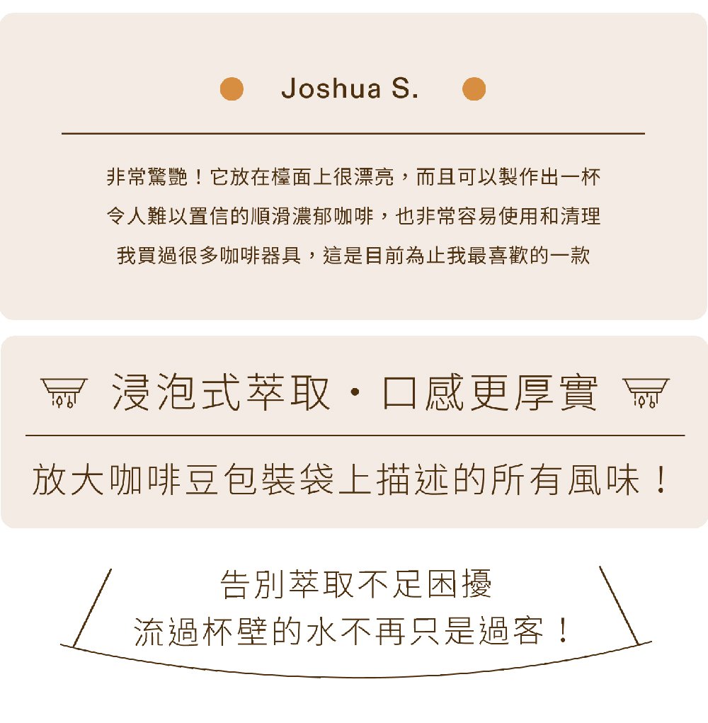 Simple Real Pure Over花灑浸萃手沖組 XL