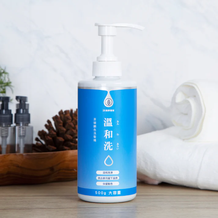 28健康通販 茶碳顧色洗髮精 溫和洗 3入組