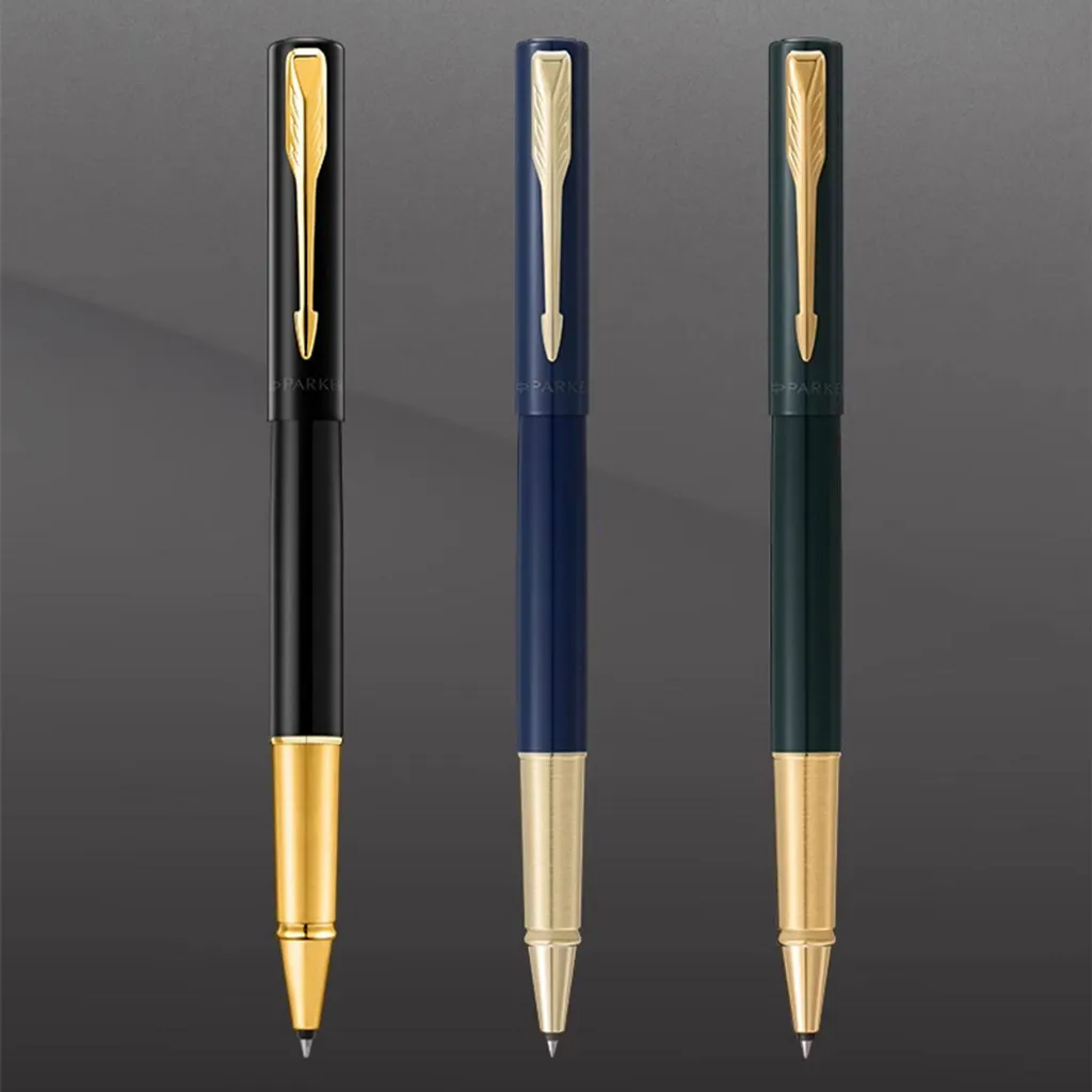 PARKER派克 威雅XL系列 原野綠（限定）鋼珠筆 真皮筆套組