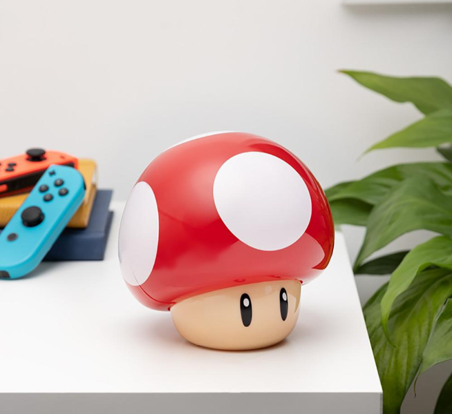 Travelmall Paladone 任天堂超級瑪利歐蘑菇發聲燈