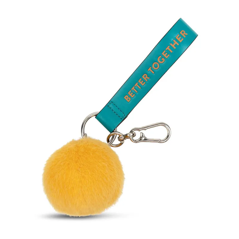 BON TON TOYS X Smiley®｜Smiley笑臉環保毛絨背包吊飾-7cm 黃