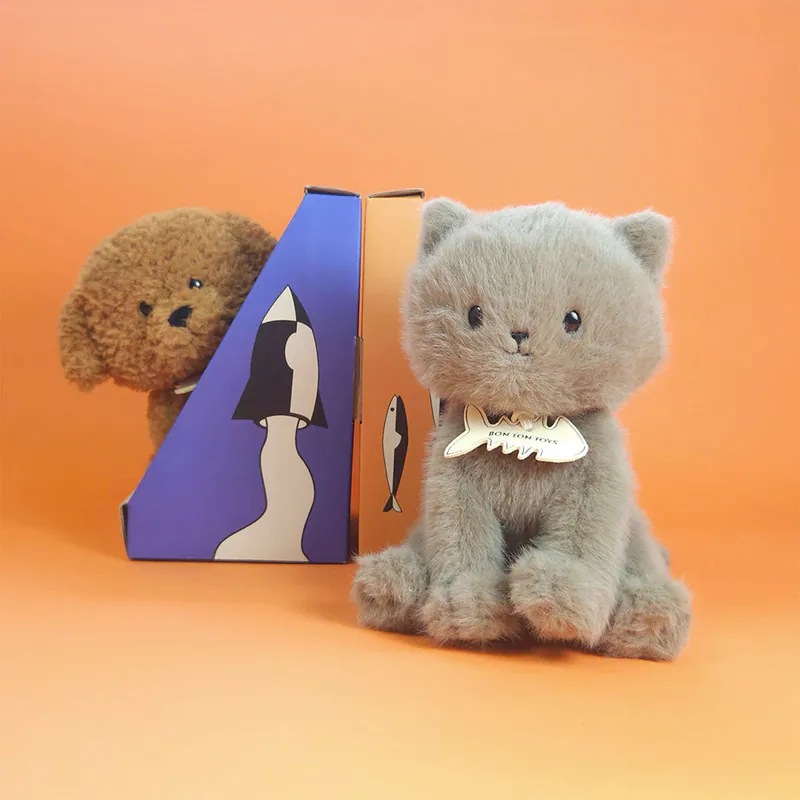 BON TON TOYS｜英國短毛貓ECO盒裝玩偶-弗雷迪 18cm