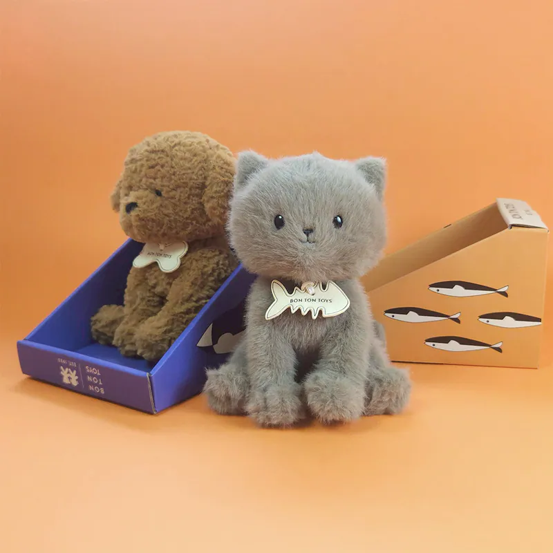 BON TON TOYS｜英國短毛貓ECO盒裝玩偶-弗雷迪 18cm