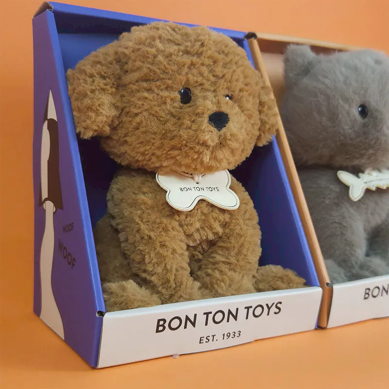 BON TON TOYS｜拉布拉多貴賓犬盒裝玩偶-史黛西 18cm