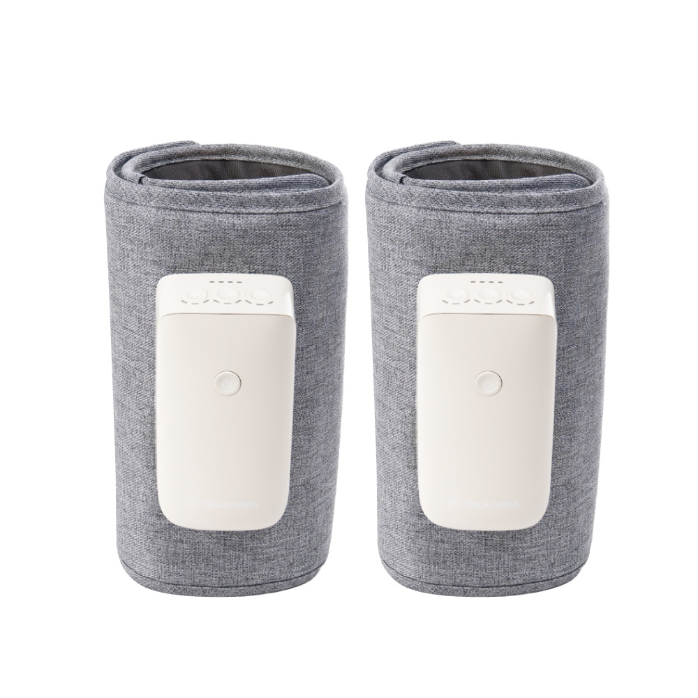 TAKASIMA 高島 氣pupu氣壓按摩器 M-301 | 晨霧灰2入