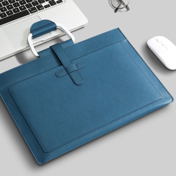 A4大容量防水皮質文件包