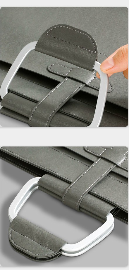 A4大容量防水皮質文件包