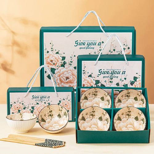 客製化日式陶瓷碗餐具禮盒