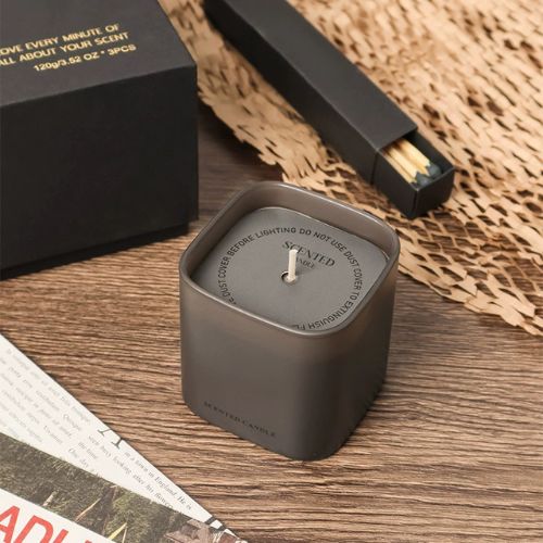 香氛蠟燭禮盒-香檳+紅柚木+琥珀誘惑