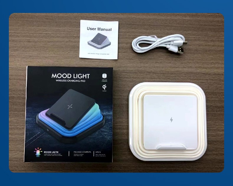 15W磁吸無線充折疊多功能小夜燈 護眼閱讀小夜燈