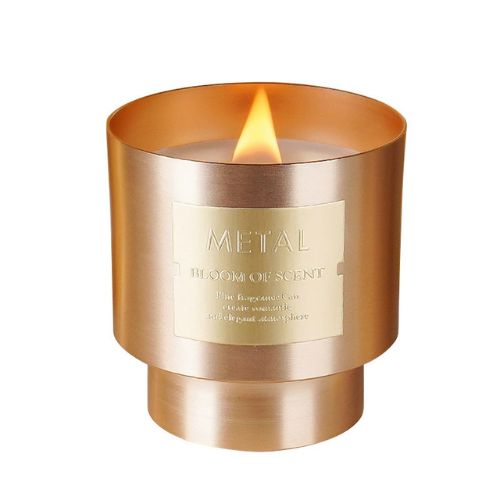 輕奢金屬杯香氛蠟燭