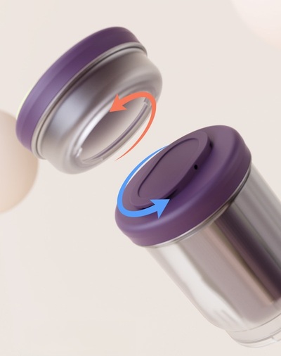 上班族便攜雙層沙拉鮮果杯-附叉勺